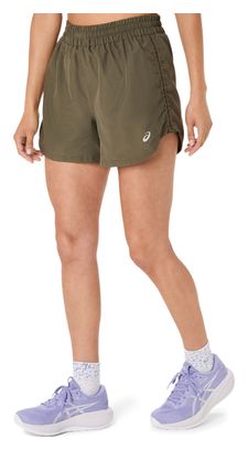 Asics Nagino Run Adjustable Khaki Shorts for Women