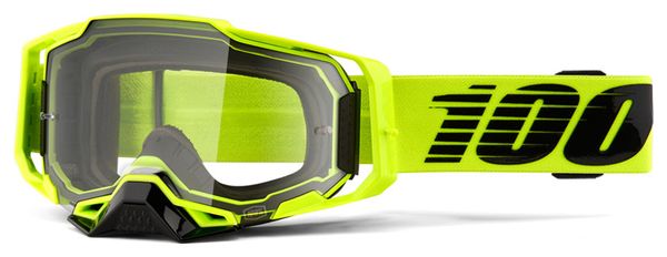 Armega Nuclear Citrus 100% Mask Fluorescent Yellow / Black Clear Shield