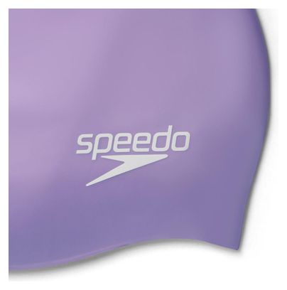 Speedo Moulded Silicone Purple Swim Cap