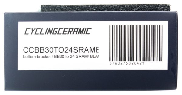 CyclingCeramic BB30 to 24 Sram GXP Bottom Bracket Black