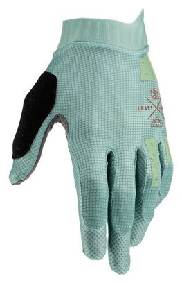 Gants Longs Femme Leatt MTB 1.0 GripR Vert Clair