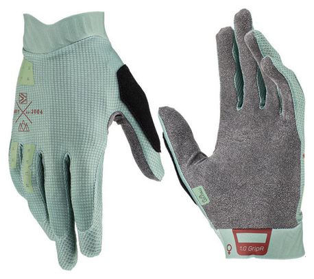 Gants Longs Femme Leatt MTB 1.0 GripR Vert Clair