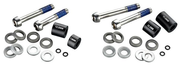 Hardware di montaggio del freno a disco AVID 20 mm (anteriore 180 / posteriore 160)