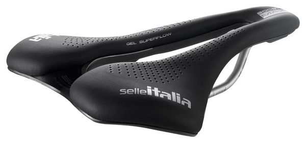 Sillín Selle Italia Max SLR Boost TI 316 Gel Superflow, negro