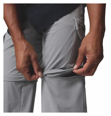 Pantalones convertibles Columbia Silver Ridge Elite Gris para hombre