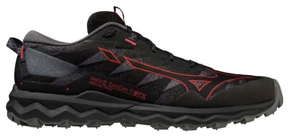 Mizuno Wave Daichi 7 GTX Trail Running Shoes Nero