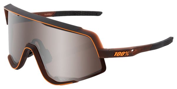 100% Glendale Mat Bruin - Zilver Spiegelende Lenzen
