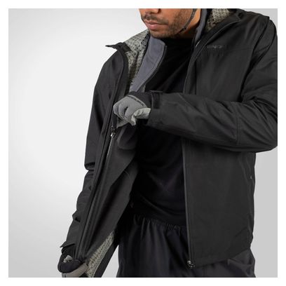 Veste Imperméable Hummvee 3 en 1 Noir