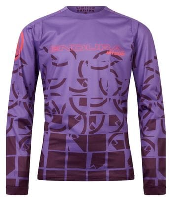 Maillot Manches Longues Enfant Endura MT500 Burner Violet