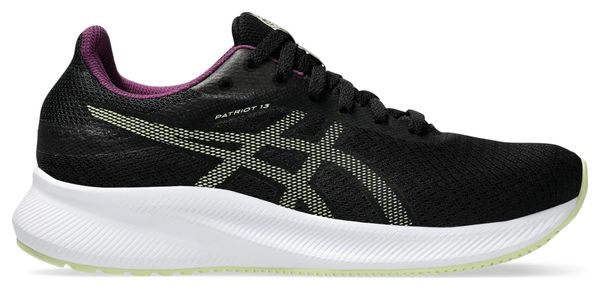 Chaussures Running Asics Patriot 13 Noir/Rose/Vert Femme