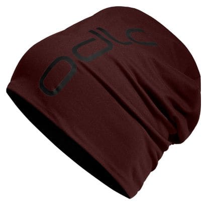 Unisex Odlo Reversible Beanie Black/Bordeaux