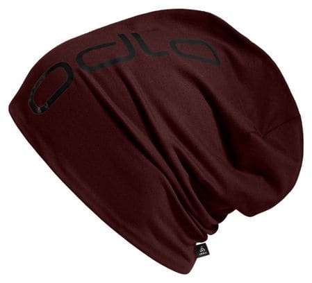 Odlo Unisex Reversible Beanie Schwarz/Bordeaux