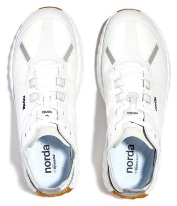 Chaussures Trail norda 001 White Gum Blanc Femme