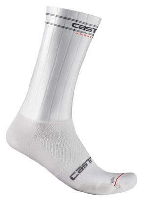 Chaussettes Castelli Fast Feet 3 Blanc