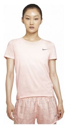 Camiseta de manga corta Nike Dri-Fit Run Division Rosa, Mujer