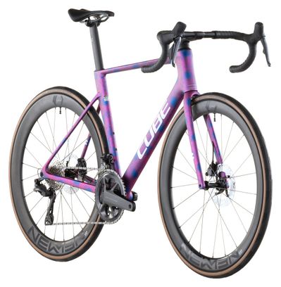 Cube Litening Air C:68X Race Race Racefiets Shimano Ultegra Di2 12S 700 mm Oogverblindend Roze Blauw 2026
