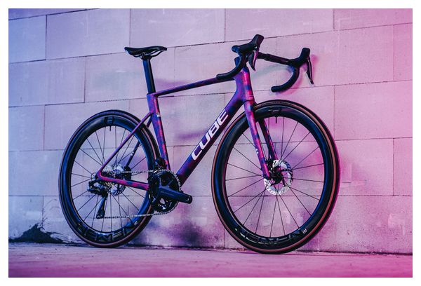 Cube Litening Air C:68X Race Race Racefiets Shimano Ultegra Di2 12S 700 mm Oogverblindend Roze Blauw 2026