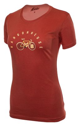 Rubb'r Randonneuse Rose Femme Short Sleeve T-Shirt