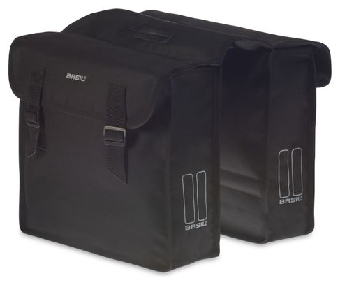 Basil Mara dubbele fietstas 26 liter zwart L