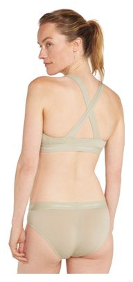 Brassière Icebreaker Merino 125 Cool-Lite Sprite Beige