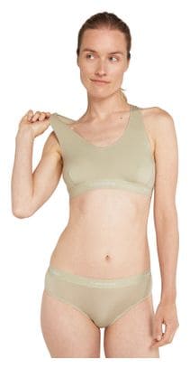 Brassière Icebreaker Merino 125 Cool-Lite Sprite Beige