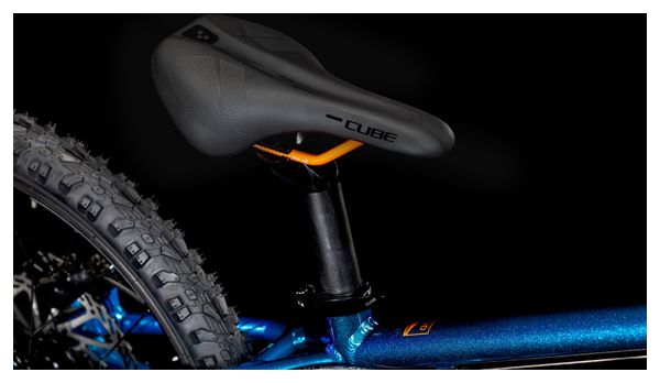 Cube Acid 200 Disc MTB per bambini Shimano 7 velocità 20'' Actionteam Blu Arancione 5-7 anni