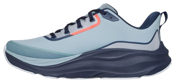 Skechers Waterproof Max Run Vorteza Running Shoes, Gray, Men's