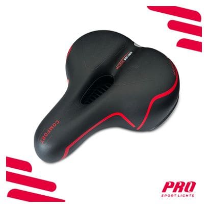 Selle de vélo Memory Foam Comfort Noir Femme/Homme