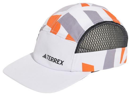 Casquette adidas Terrex 5 Panels Graphic Blanc/Orange
