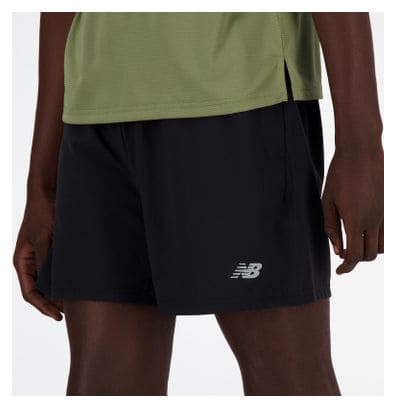 2-in-1 Shorts New Balance Sport Essentials 5in Schwarz Herren