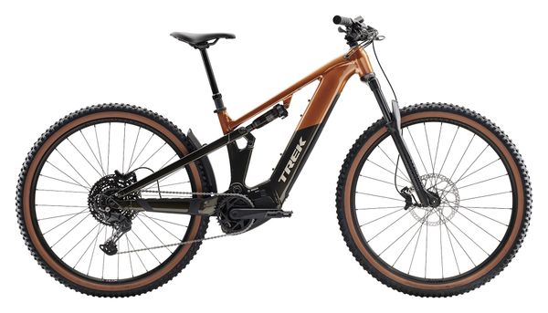 Trek Powerfly+ FS 4 Electric MTB Shimano Cues 10S 600Wh 29'' Orange/Green Gen 4