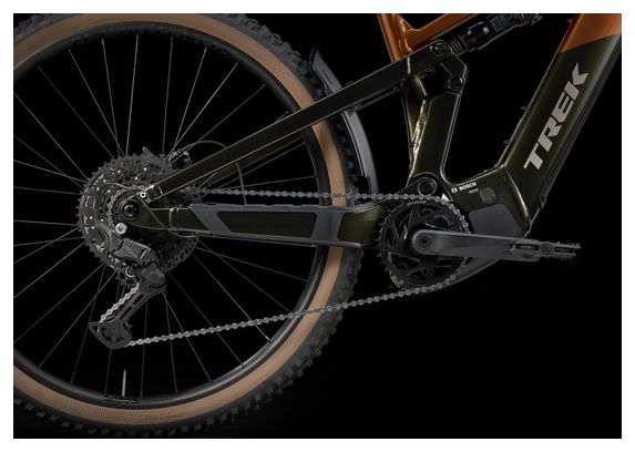 Trek Powerfly+ FS 4 Electric MTB Shimano Cues 10S 600Wh 29'' Orange/Green Gen 4