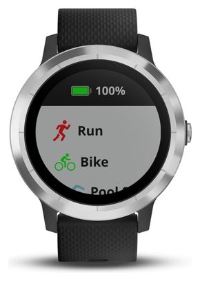 Garmin Vivoactive 3 GPS SportWatch Silver / Black WristBand 