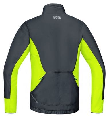 GORE Wear C5 Windstopper Thermo Trail Jacket Black Fluorescent Yellow