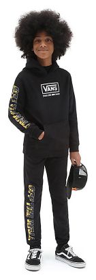 Sweat à Capuche Enfant Vans Digi Flames Noir
