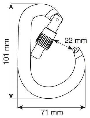 Moschettone Camp Nimbus Lock Viola