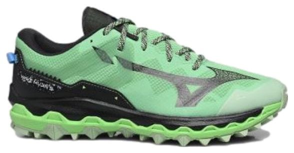 Chaussures de Trail Running Mizuno Wave Mujin 9 Vert Noir