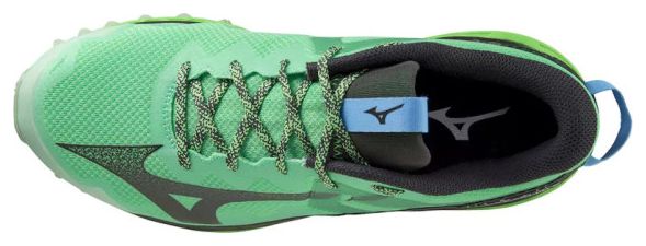 Mizuno Wave Mujin 9 Green Black Trail Running Shoes