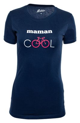 Maglietta Rubb'r Maman Blue Donna a manica corta