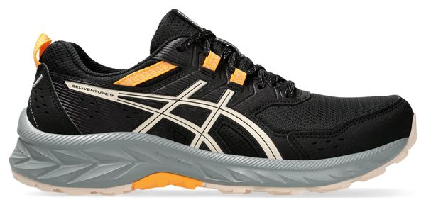 Chaussures Trail Asics Gel-Venture 9 Noir/Gris/Rose Femme