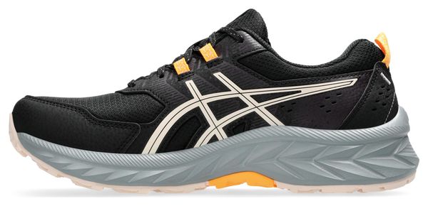 Chaussures Trail Asics Gel-Venture 9 Noir/Gris/Rose Femme