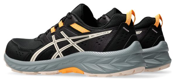 Chaussures Trail Asics Gel-Venture 9 Noir/Gris/Rose Femme