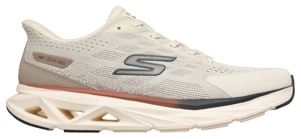 Skechers Slip-ins Glide-Step Vortex Beige Men's Running Shoes
