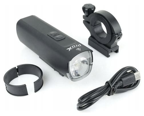 Feu avant de vélo 1100 lumens - LED - rechargeable par USB