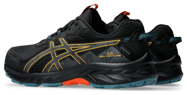 Chaussures Trail Asics Gel-Venture 10 Waterproof Noir/Bleu Homme