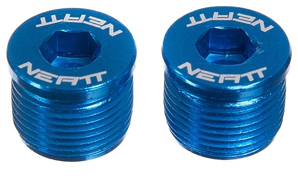 Cubiertas de eje de pedal azul Neatt Attack V2 / Oxygen V2 (x2)