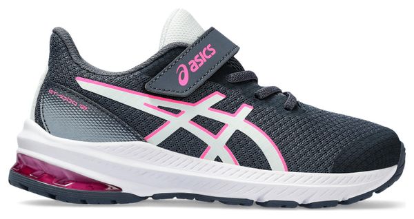 Chaussures Running Asics GT-1000 12 PS Bleu/Rose Enfant