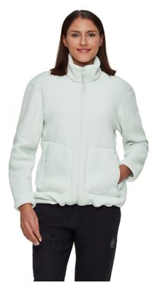 Forro polar Mammut Falera Light Green, mujer