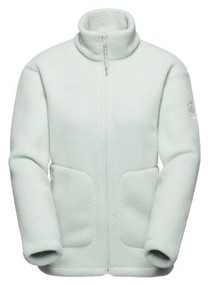 Forro polar Mammut Falera Light Green, mujer