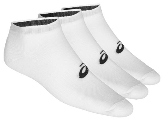Asics Ped 3 Paar Socken Weiß Unisex